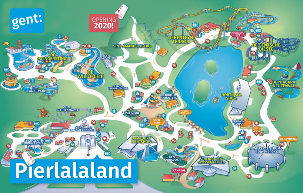 Gent krijgt eigen pretpark ‘Pierlalaland’ op domein Blaarmeersen | Stad